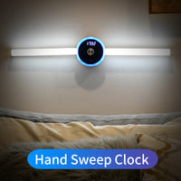 Thumbnail for Smart Cabinet Light Clock Timing Sensor Light Removable LED Wardrobe Light Manual Sweep Switch Light