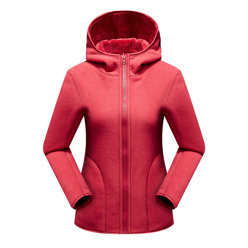 Fashion Outdoor Thick Warm Polar Fleece Jacket