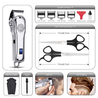 Thumbnail for Men Hair Trimmer 3 in 1 IPX7 Waterproof Beard Trimmer Grooming Kit Cordless Hair Clipper for Women & Children LED Display USB Rechargeable Amazon Banned