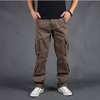 Thumbnail for Outdoor Overalls Men's Loose Large Size Multi Pocket Trousers